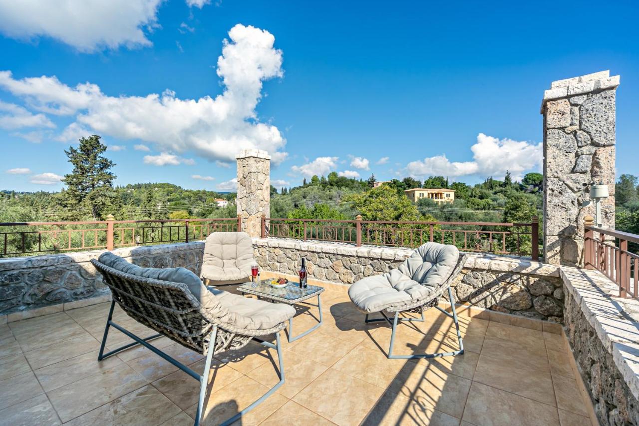 Filia Stone Villa Gouvia Buitenkant foto